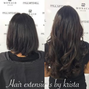 best hair extensions by krista abad in Tampa FL